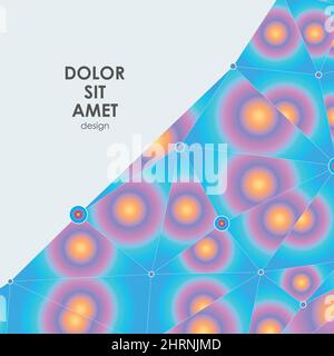 Sfondo astratto con punti sfumati Illustrazione Vettoriale