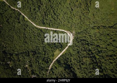 Avventura trekking e sport all'aperto in Brasile. Foto Stock