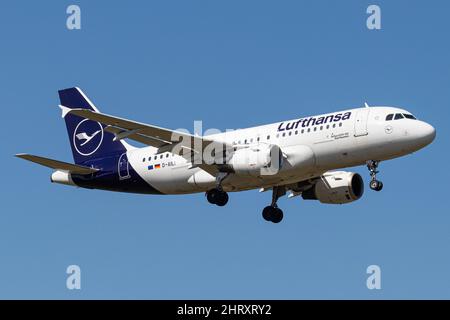 Lufthansa Airbus A319-114 D-AILI Foto Stock