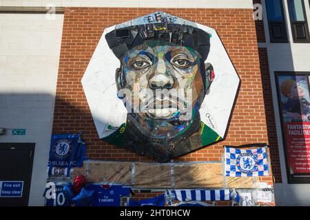 Jamal Edwards Street art ad Acton, Londra, Inghilterra, Regno Unito. Foto Stock