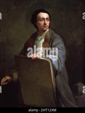 MENGS , ANTON RAPHAEL. PINTOR AUSTRIACO . 1728 - 1779. AUTORRETRATO. MUSEO DEL PRADO . MADRID. Foto Stock
