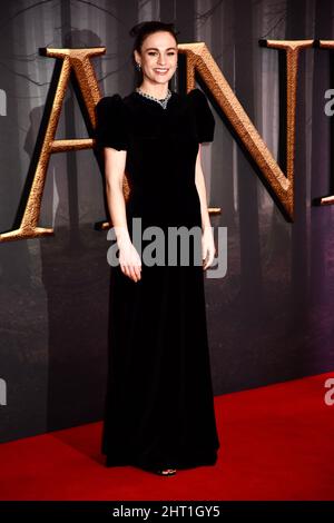 Sophie Skelton, Outlander Series 6 Premiere, Royal Festival Hall, Southbank, Londra. REGNO UNITO Foto Stock