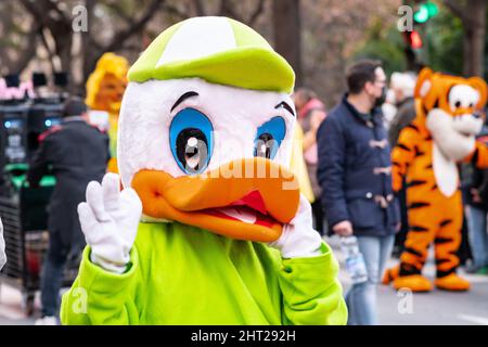 Sfilata dei tre Re a Jaen, un giorno speciale per i bambini Foto Stock