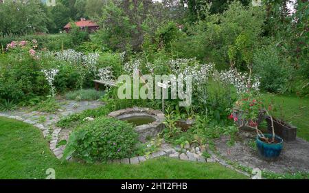 Buon desiderio in giardino Foto Stock