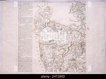 MAPA GEOGRAFIA DE UNA PARTE DE LA PROVINCIA DE BURGOS - 1784 - (PARTE CUARTA). Autore: LOPEZ TOMAS. LOCALITÀ: BIBLIOTECA NACIONAL-COLECCION. MADRID. SPAGNA. Foto Stock