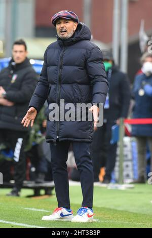 Salerno, Italia. 26th Feb 2022. Sinisa Mihajlovic Coach (Bologna FC) durante la serie A match tra gli Stati Uniti. Salernitana 1919 e Bologna FC e allo Stadio Arechi. Punteggio finale: 1-1 (Credit Image: © Agostino Gemito/Pacific Press via ZUMA Press Wire) Credit: ZUMA Press, Inc./Alamy Live News Foto Stock