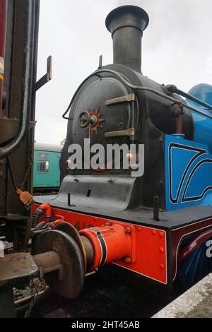 Motore a vapore Caledonian Railway 419 Foto Stock