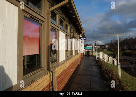 Ferrovia a vapore Bo'ness Scozia Foto Stock