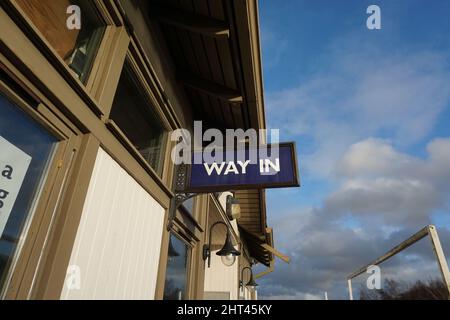 Ferrovia a vapore Bo'ness Scozia Foto Stock