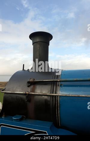 Motore a vapore Caledonian Railway 419 Foto Stock