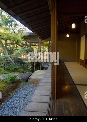 Kodaiji Jugyuan 高台寺 十牛庵. Ristorante tradizionale a Kyoto Foto Stock