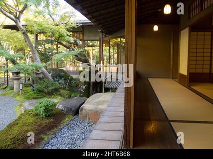 Kodaiji Jugyuan 高台寺 十牛庵. Ristorante tradizionale a Kyoto Foto Stock