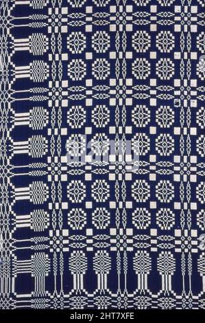 Coverlet, Stati Uniti, 1820/25. Foto Stock