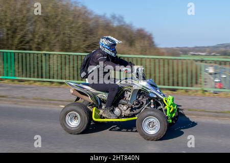 Yamaha GYTR 686cc benzina 2007 grigio; Yamaha Raptor 700R Foto Stock