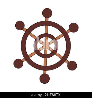 Per icone, web, cartoline, arredamento, imballaggio, stampe per oggetti, copertine per notebook, decorazione di scatole per adesivi, zaino, elemento individuale AN Illustrazione Vettoriale