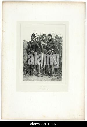 Sappers, from Souvenirs d&#x2019;Italie: EXP&#xe9;dition de Rome, 1853. Foto Stock