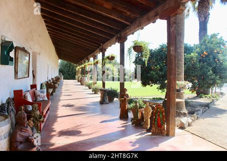 Chiostro, Convento, Missione Soledad, Soledad, California Foto Stock