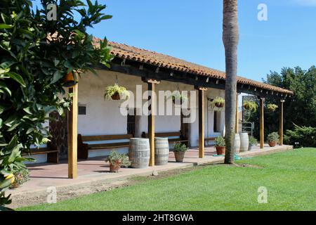 Chiostro, Convento, Missione Soledad, Soledad, California Foto Stock