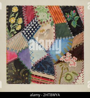 Patchwork Quilt (Sezione), c.. 1937. Foto Stock