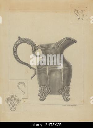 Pewter Pitcher, c. 1936. Foto Stock