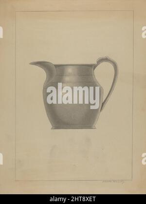 Pewter Pitcher, c. 1936. Foto Stock