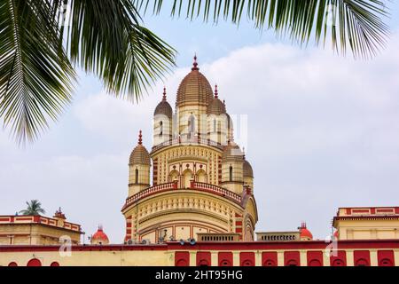 Dakshineswar Kali Temple, Calcutta, West Bengal, India Foto Stock