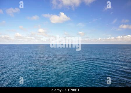 Vista mare da MS Eurodam nave da crociera, Mare del Nord Europa Foto Stock