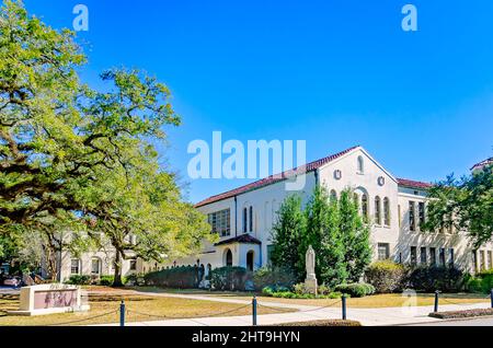 McGill-Toolen Catholic High School è illustrato, 19 febbraio 2022, a Mobile, Alabama. La scuola coeducativa privata è stata fondata come McGill Institute. Foto Stock