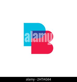 Modello vettoriale di ispirazione del logo PB Illustrazione Vettoriale