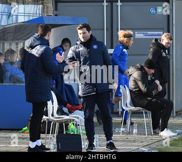 KSC U17 gewinnt gegen Stuttgarter Kickers Youth League Foto Stock