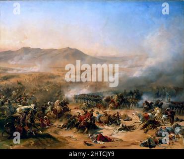 La battaglia di Mount Tabor il 16 aprile 1799, 1837. Trovato nella collezione del Mus&#xe9;e de l'Histoire de France, CH&#XE2;teau de Versailles. Foto Stock