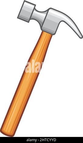 Hammer vector illustration Illustrazione Vettoriale