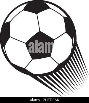 Illustrazione vettoriale della palla da calcio (calcio) Illustrazione Vettoriale