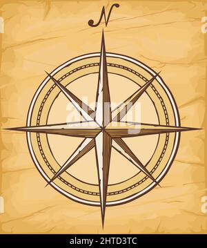 Compass illustrazione vettoriale Illustrazione Vettoriale