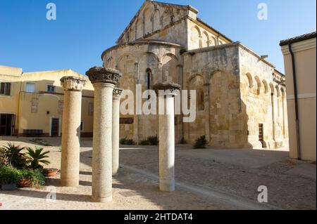 Europa, Italia, Sardegna, Porto Torres, Basilica di San Gavino Foto Stock