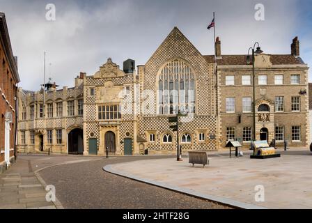 Europa, Regno Unito, Inghilterra, Norfolk, King's Lynn, Guildhall Foto Stock