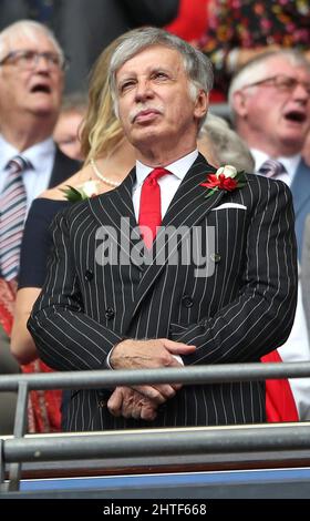 Foto del file datata 27-05-2017 del proprietario dell'Arsenale Stan Kroenke. L'Arsenal ha annunciato una perdita record di oltre 100million sterline per l'anno conclusosi il 31 maggio 2021, attribuendo la maggior parte all'impatto della pandemia del coronavirus. Data di emissione: Lunedì 28 febbraio 2022. Foto Stock