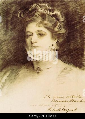 John Singer Sargent - Blanche Marchesi 1910 Foto Stock