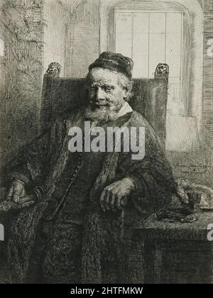 Rembrandt van Rijn - Jan Lutma, il Vecchio, Goldsmith e scultore Foto Stock