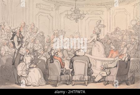 Thomas Rowlandson - Conforts of Bath - il Concerto Foto Stock