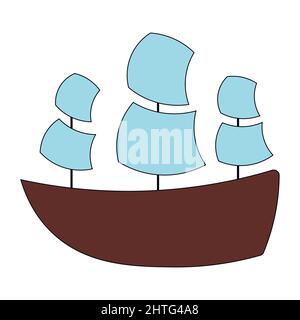 Per icone, web, cartoline, arredamento, imballaggio, stampe per oggetti, copertine per notebook, decorazione di scatole per adesivi, zaino, elemento individuale AN Illustrazione Vettoriale