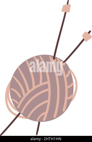 sfera di filettatura. Illustrazione vettoriale in stile piatto. Illustrazione Vettoriale