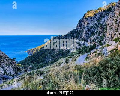 Splendida vista sulle colline di ai-Petri, Crimea Foto Stock