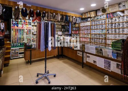 Angela Haberdashery, fondata nel 1685, Palma, Maiorca, Isole Baleari, Spagna Foto Stock