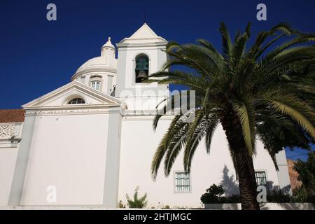 Hauptkirche, Igreja Matriz, von Castro Marim, Algarve, Portogallo Foto Stock