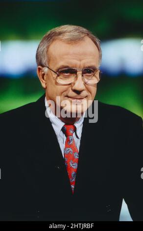 Fritz Pleitten, giornalista deutscher, von 1995 bis März 2007 Intendant des Westdeutschen Rundfunks, Ritratto von 1991. Fritz Pleitten, giornalista tedesco, dal 1995 Direttore Generale di Westdeutscher Rundfunk fino al marzo 2007, ritratto dal 1991. Foto Stock