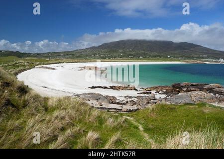 Gurteen Bay, Roundstone, Connemara Region, County Galway, Irlanda Foto Stock