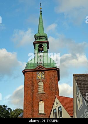 Chiesa di San Nicolai a Kappeln sullo Schlei, Schleswig-Holstein, Germania Foto Stock