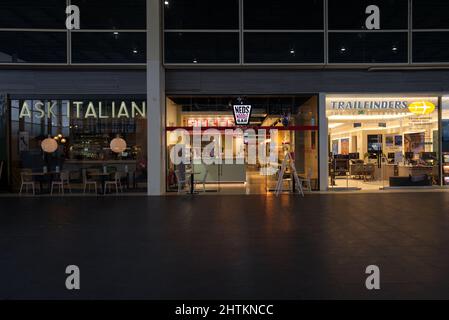 Centri commerciali Milton Keynes nel centro di Milton Keynes e Midsummer Arcade e Midsummer Place Foto Stock