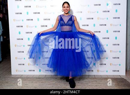 Rhianne Barretto arriva al 180 Strand di Londra per la Vanity Fair EE Rising Star Party. Data foto: Martedì 1 marzo 2022. Foto Stock